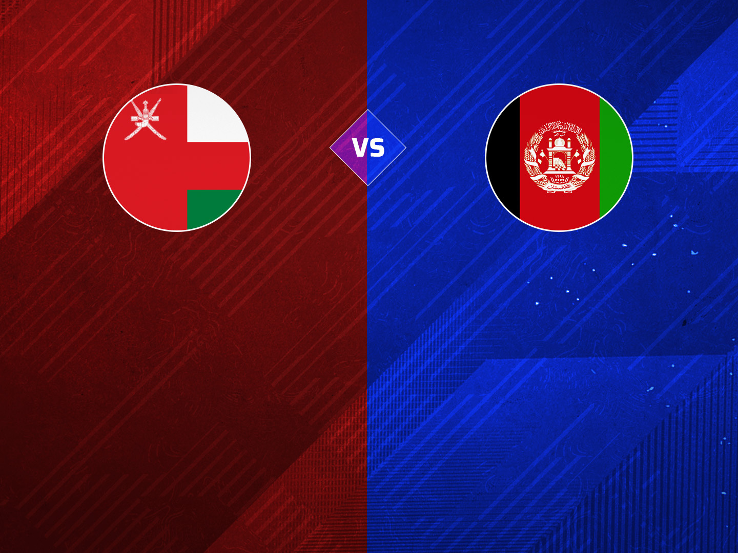 1st unofficial t20 of afghanistan a tour of oman, 2024: oman vs afghanistan a banner