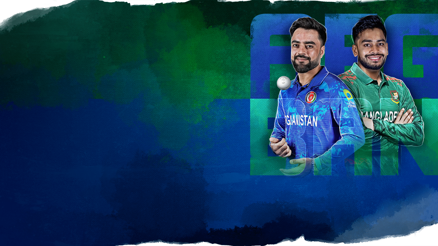 Afghanistan vs bangladesh tour in uae, 2024 cricket banner