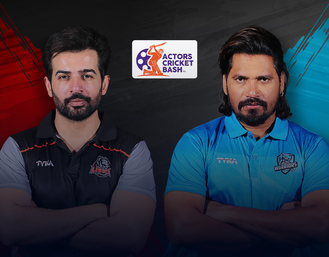 Match #13 of actors cricket bash: ahmedabad lions vs varanasi warriors banner