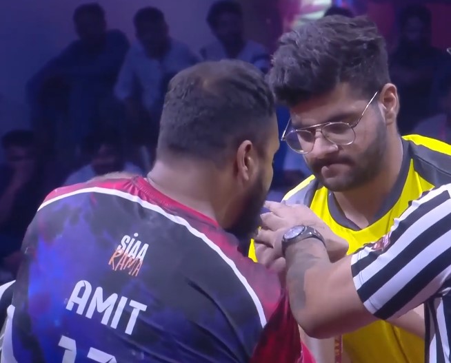 Kiraak Hyderabad vs Rohtak Rowdies | Aabhas Rana vs Amit Chaudhary (100+Kg) | English Highlights