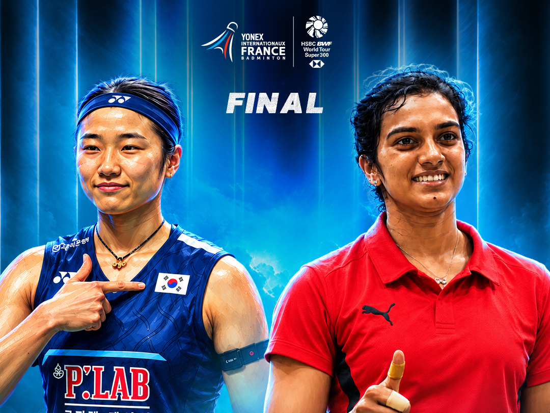 Young vs pv sindhu of bwf super 750 - french open 2026 banner