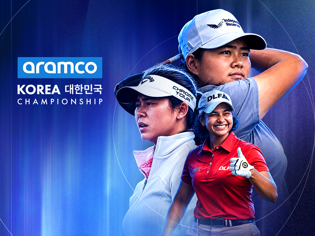 Day 1 of aramco korea championship 2026 banner