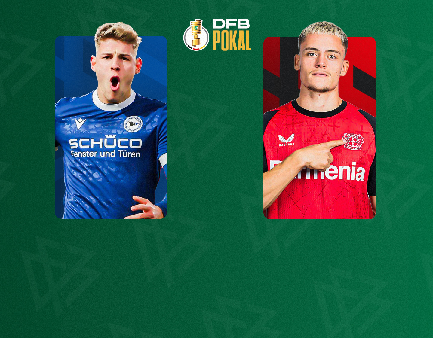 Semi finals of dfb pokal banner