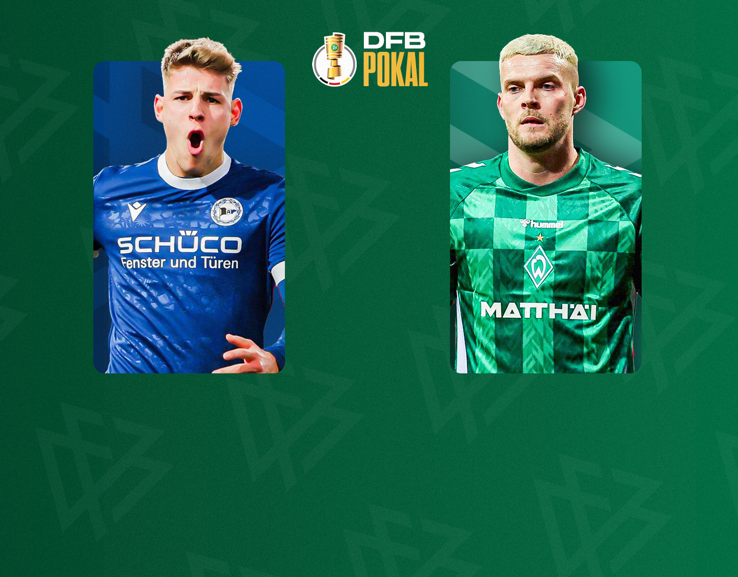 Quarter-final 3 of dfb pokal banner