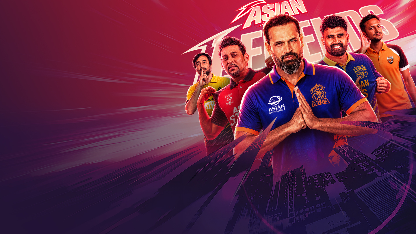 Asian legends league, 2026 cricket banner