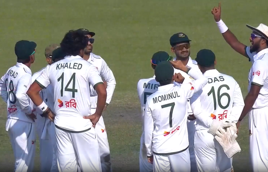 Ireland trail by Bangladesh 378 runs | 2nd Test, Day 2