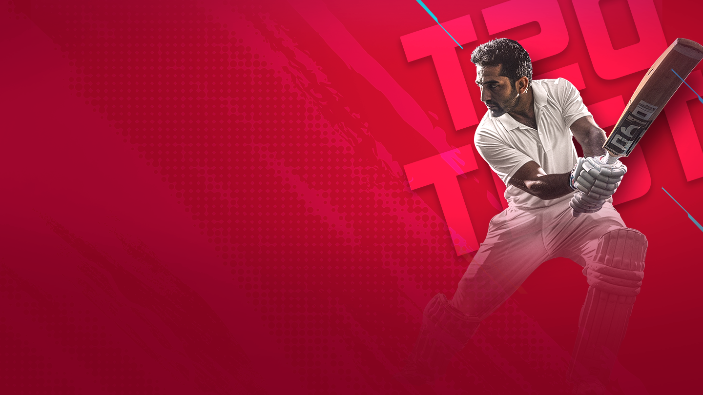 Box office t20 test pink ball cricket banner