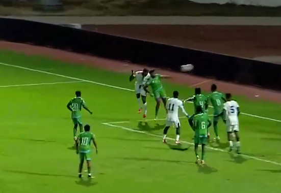 What a Header! Juma Bah stunned the defence with a leveller