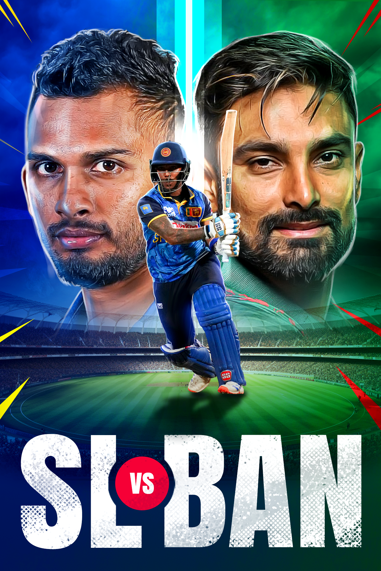 Bangladesh tour of sri lanka, 2025 cricket vertical banner