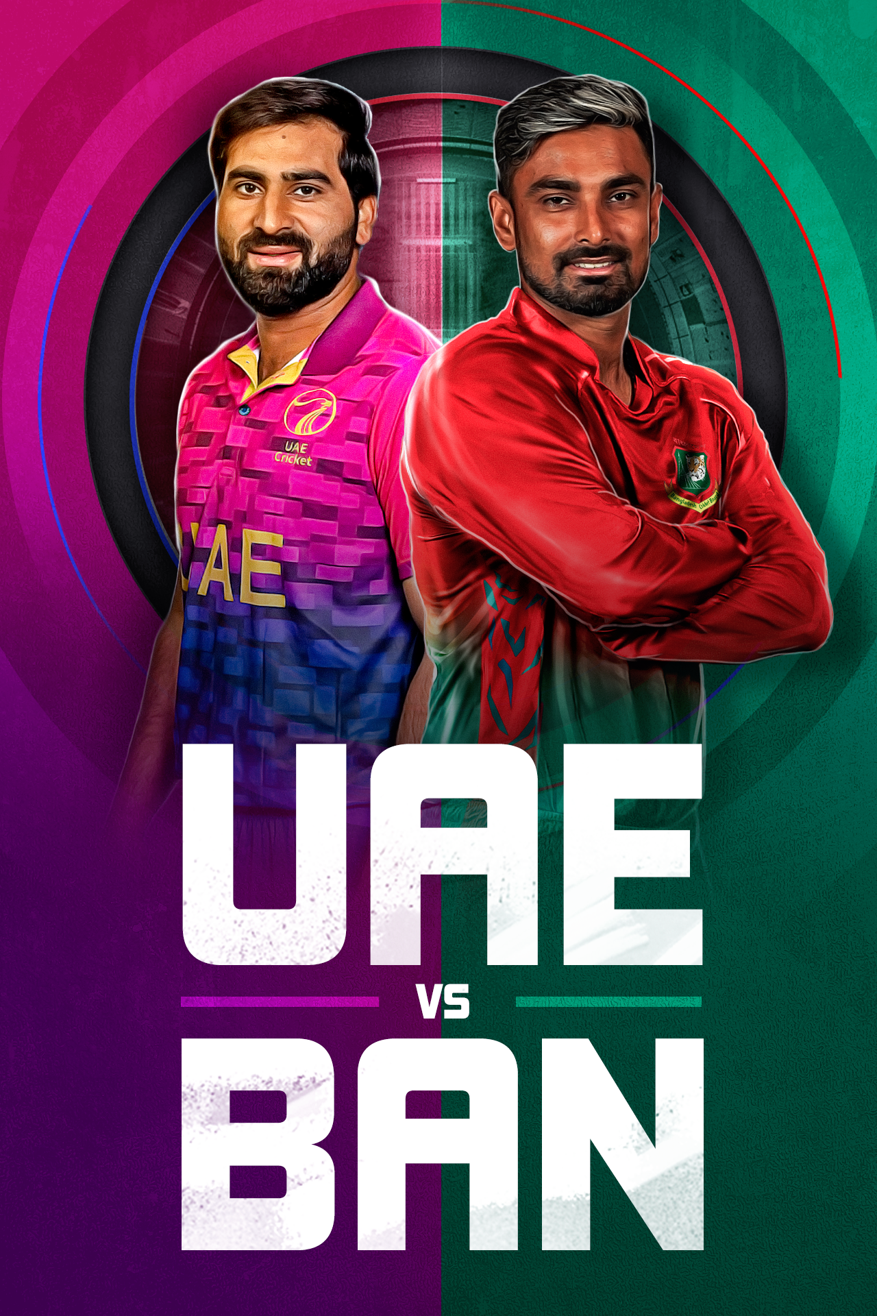 Bangladesh tour of uae, 2025 tour image