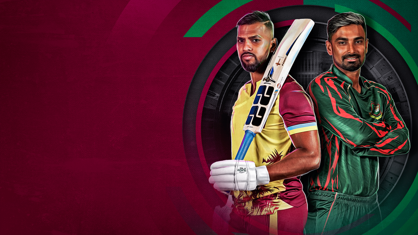 Bangladesh tour of west indies, 2024 cricket banner
