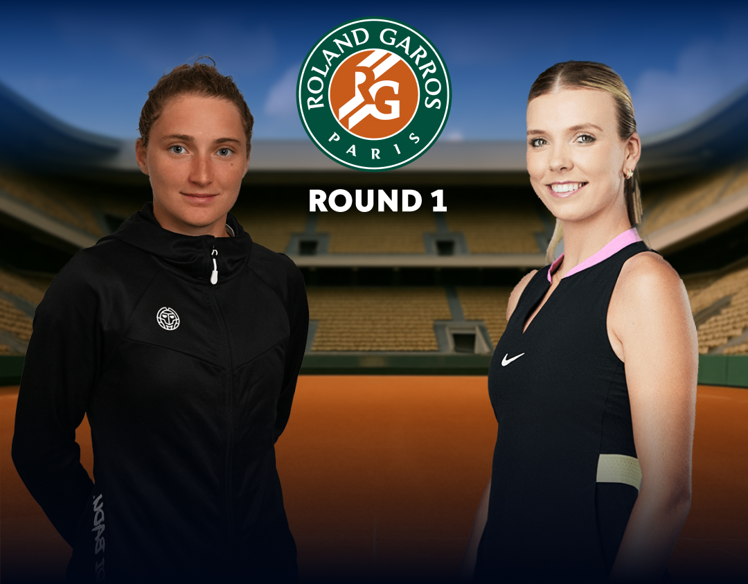 Round 1 of roland garros 2025 banner