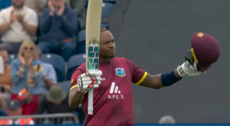 Keacy Carty's 103 off 105 | 2nd ODI