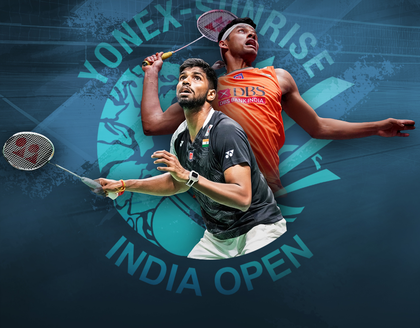 Semi-finals, court 1 of yonex sunrise india open, 2025 banner