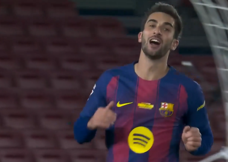 CLINCHER STRIKE! Ferran’s composed finish shuts the door