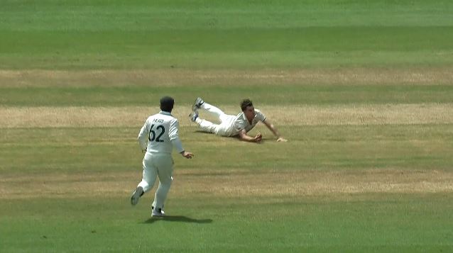Tremendous reflex caught & bowled ft. Pat Cummins