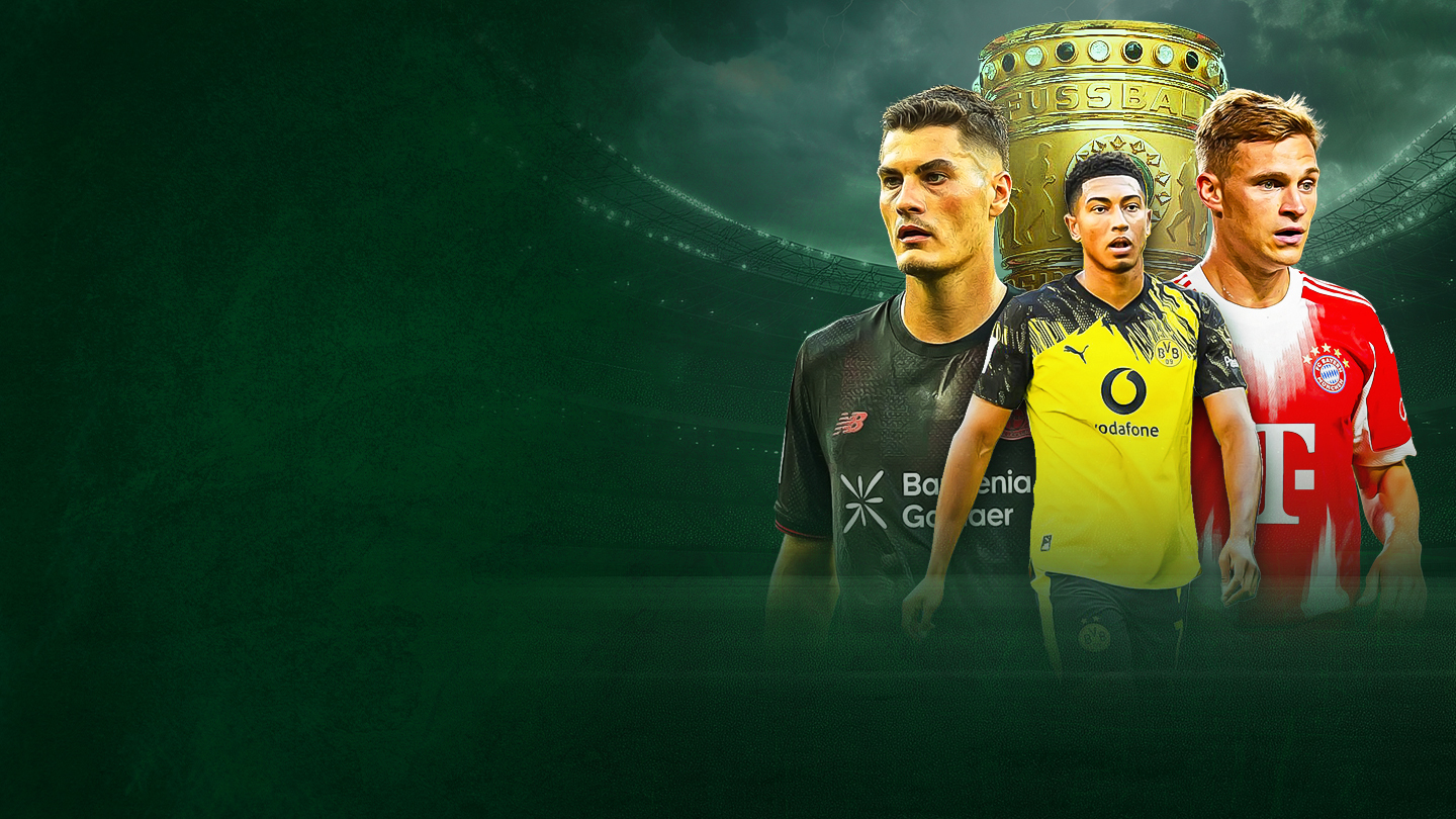 Dfb pokal 2025-26 football banner