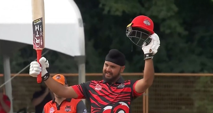 Brampton vs Montreal: Dilpreet Bajwa's 100* off 55