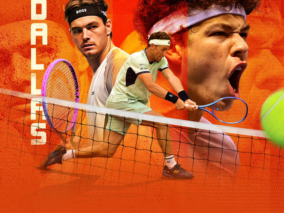 World feed of atp 500 - nexo dallas open 2026 banner