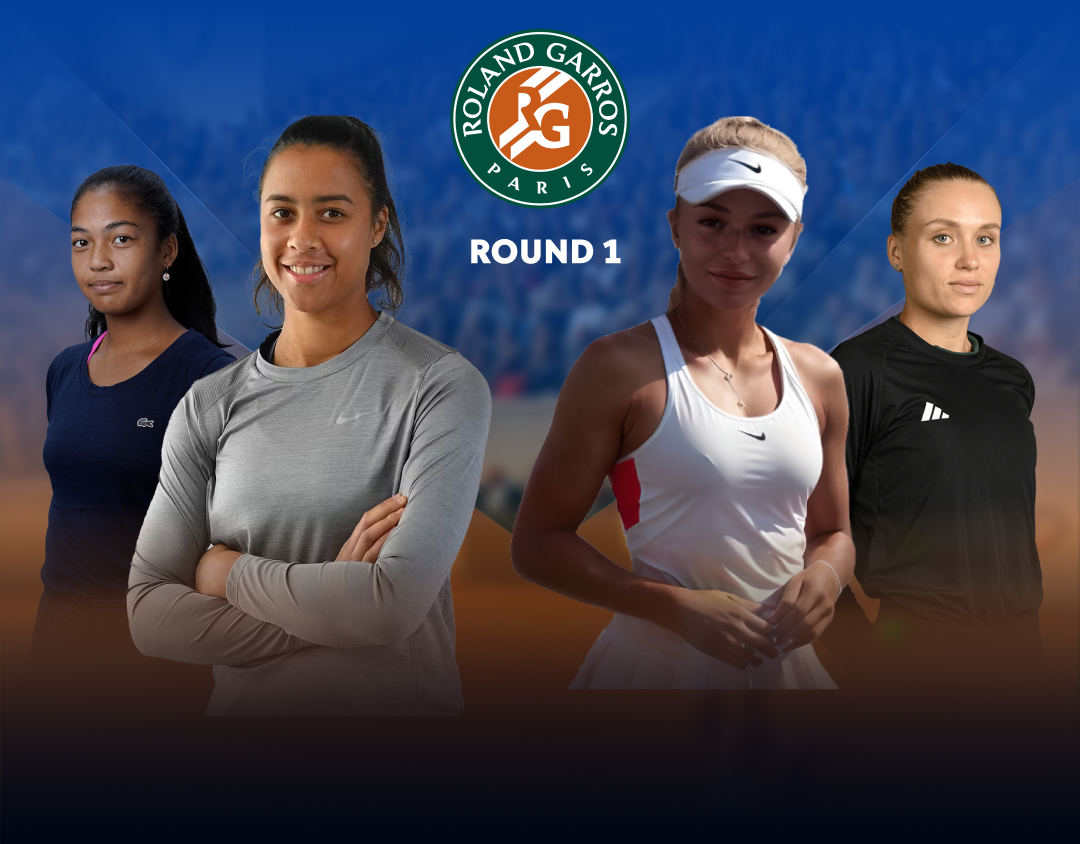 Round 1 of roland garros 2025 banner