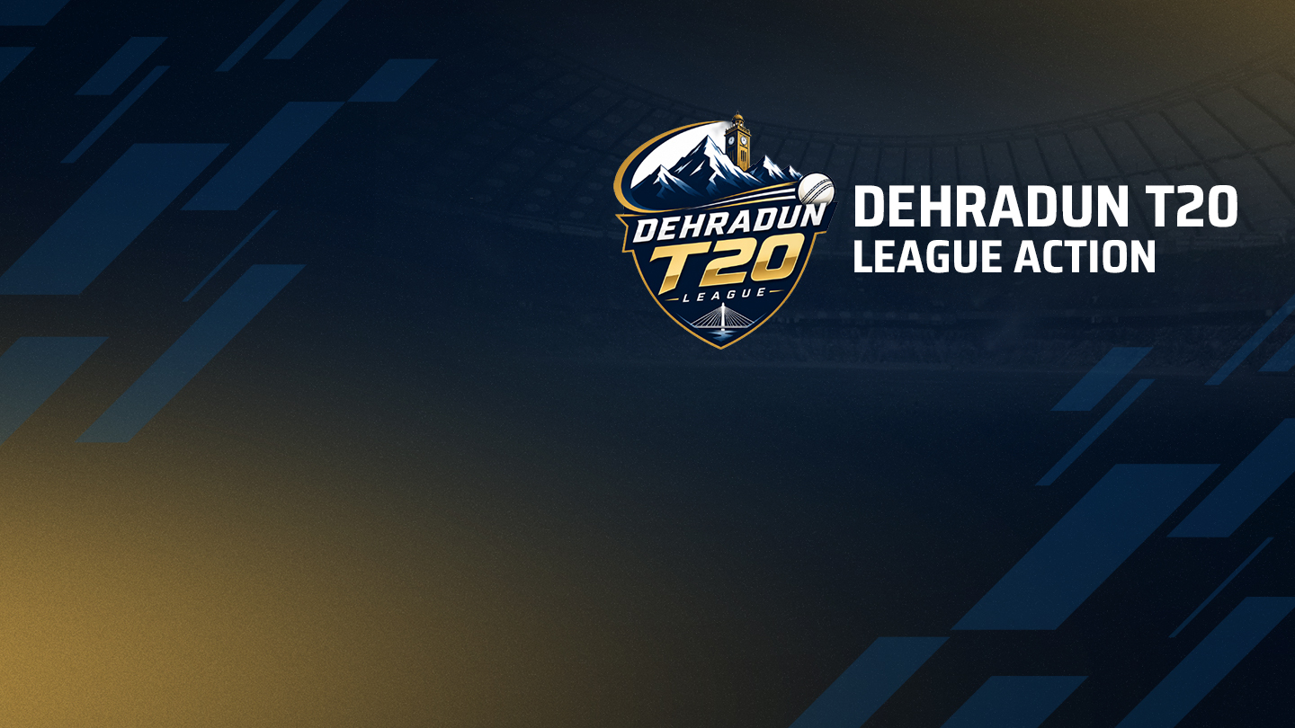 Dehradun t20 league 2026 (auction draft) live events banner