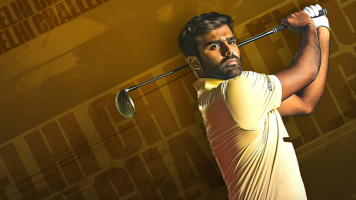 Delhi challenge golf banner