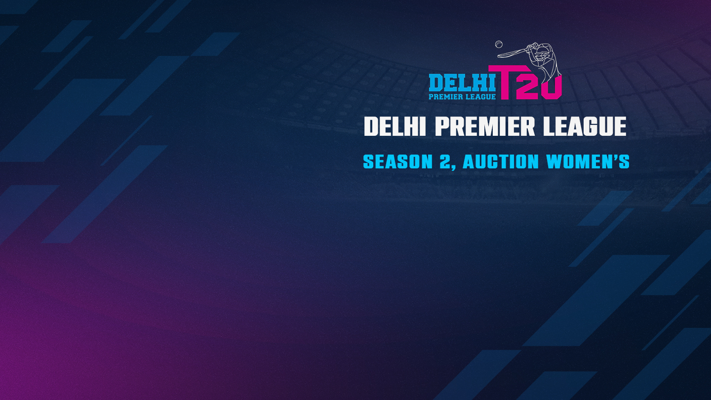 Delhi premier league auction 2025 live events banner