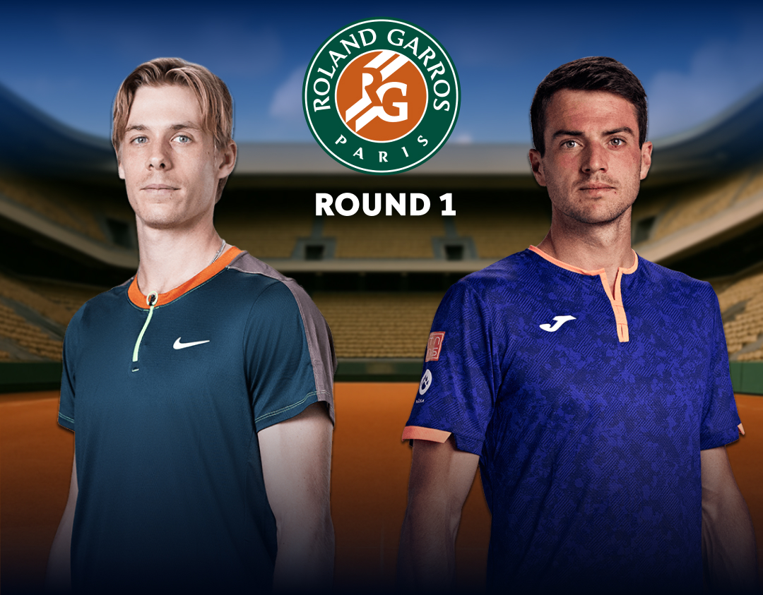 Round 1 of roland garros 2025 banner