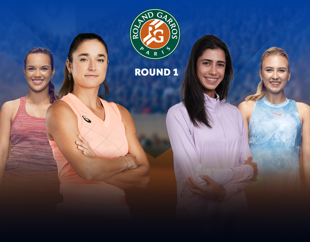 Round 1 of roland garros 2025 banner