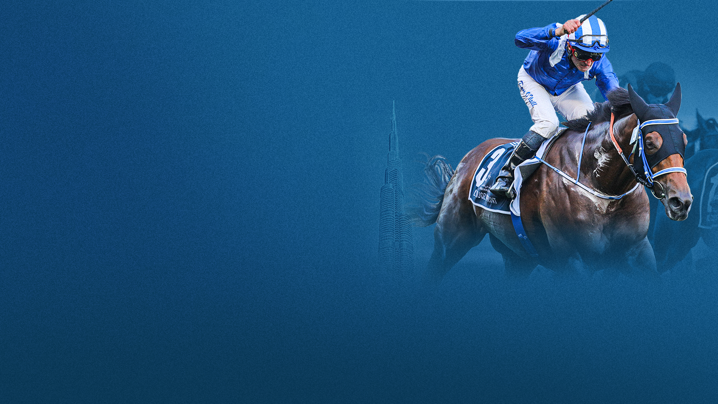 Dubai world cup horse racing banner