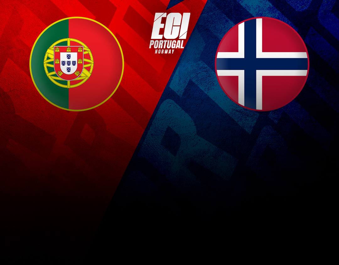 Match 3 of eci portugal-norway, 2025: portugal vs norway banner