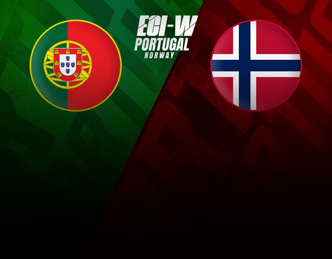 Match 4 of eci-w portugal-norway, 2025: portugal women vs norway women banner