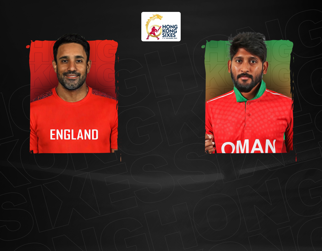 Bowl match 4 of hong kong sixes, 2024: england vs oman banner