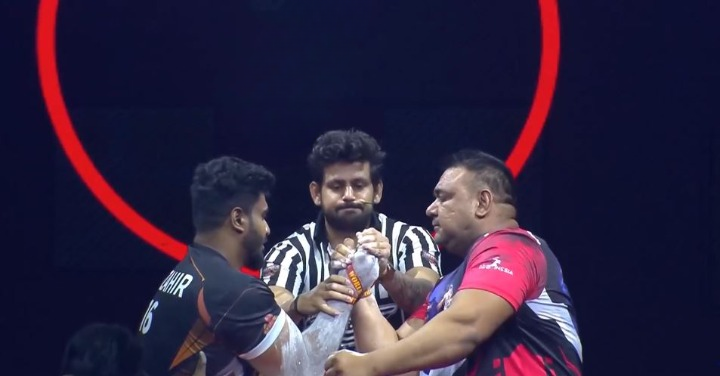 Jaipur Veers vs Rohtak Rowdies | Mazahir Saidu vs Atar Singh (100 Kg) | English Highlights