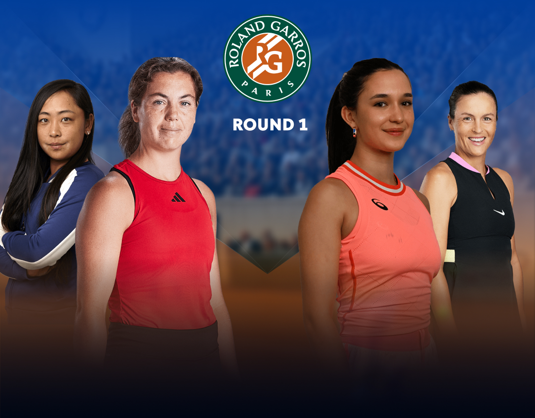 Round 1 of roland garros 2025 banner