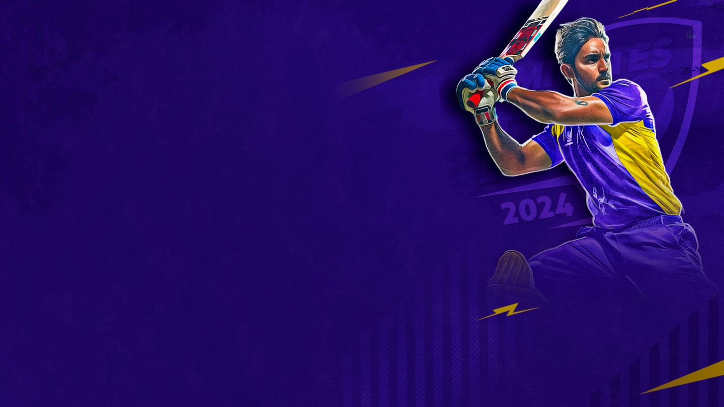 Emirates d10 tournament, 2024 cricket banner