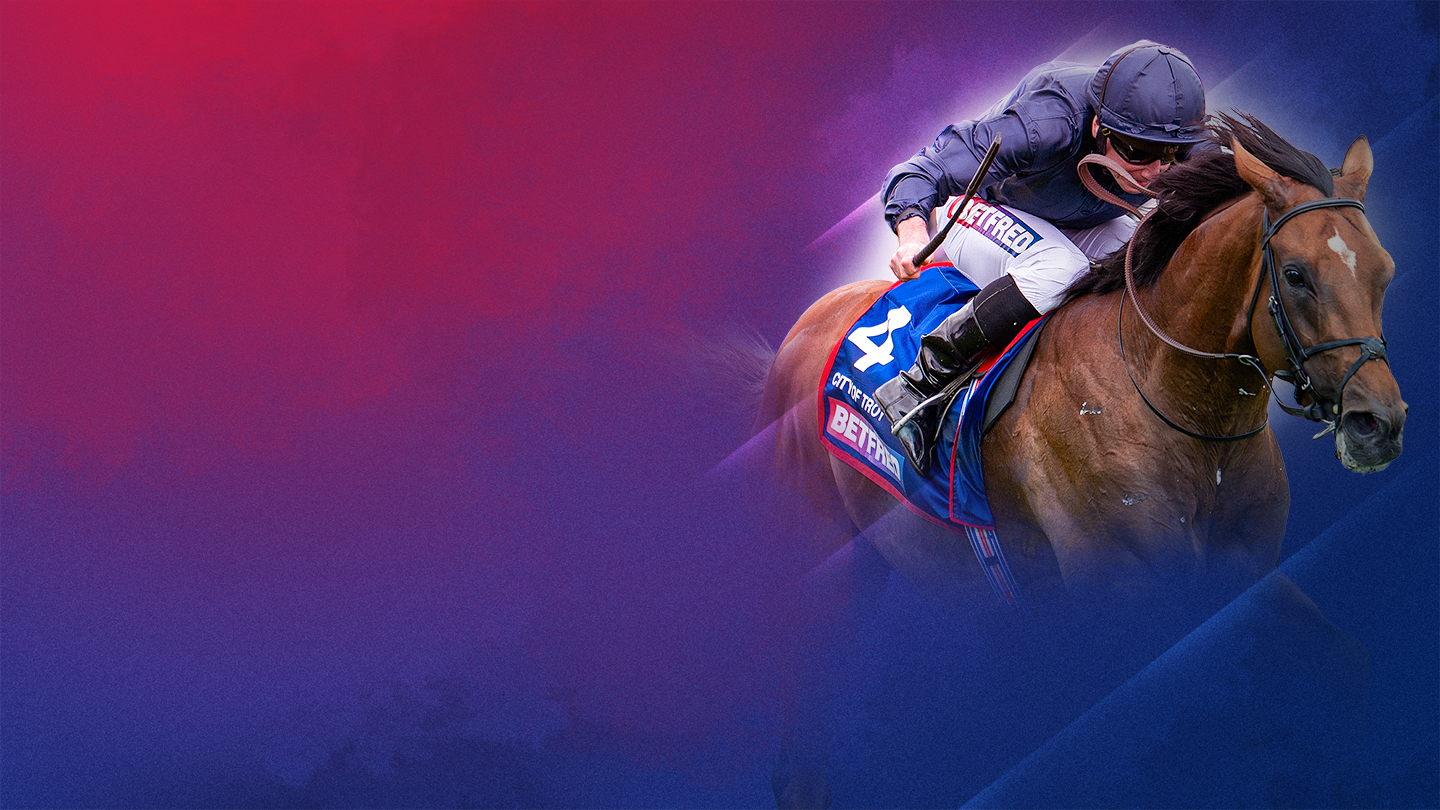 Epsom derby horse racing banner