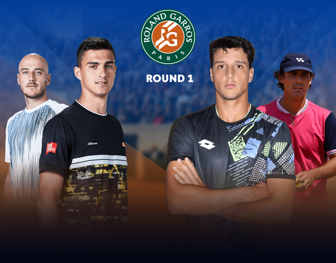 Round 1 of roland garros 2025 banner