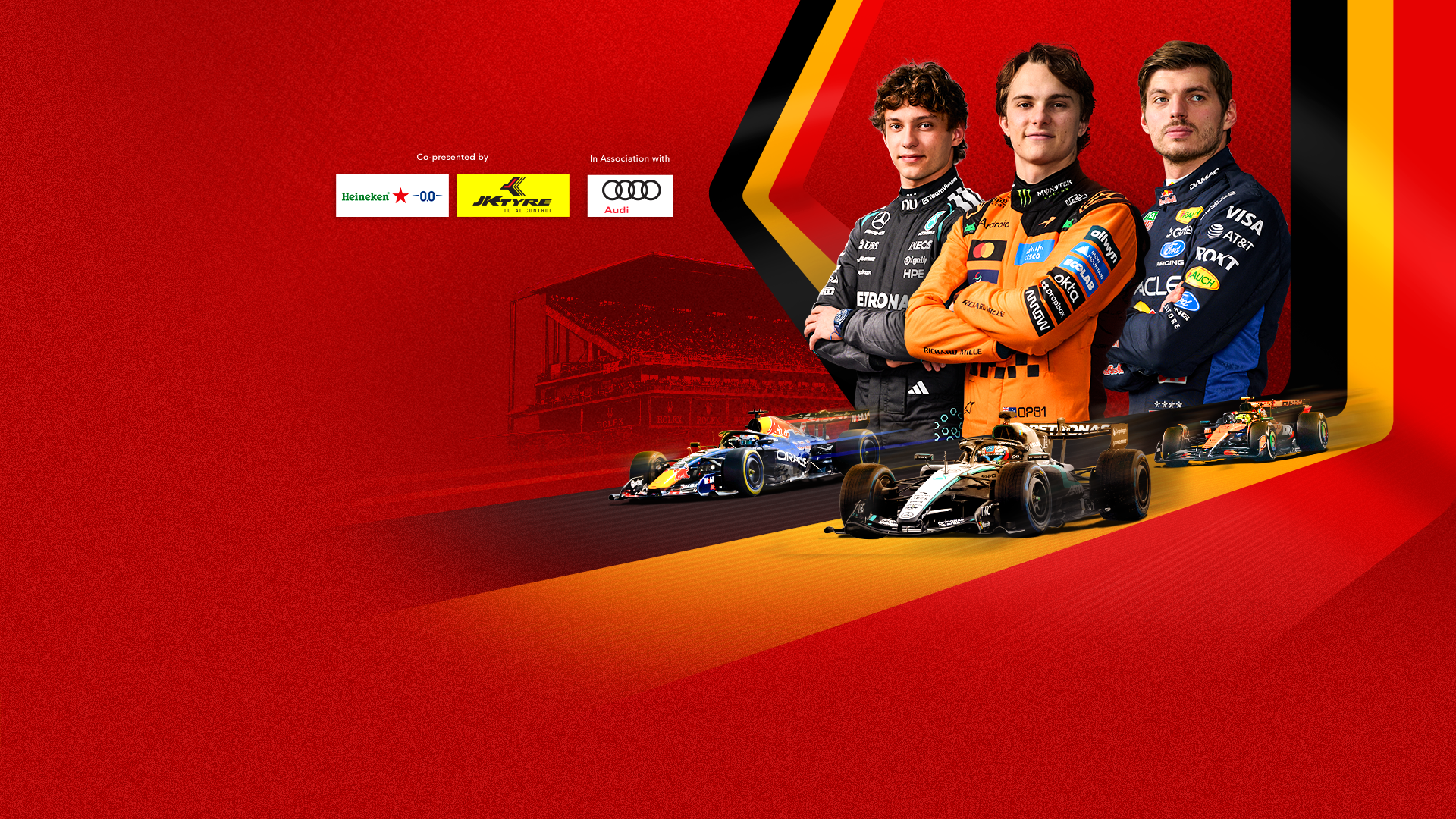 F1 belgian grand prix 2026 formula 1 banner