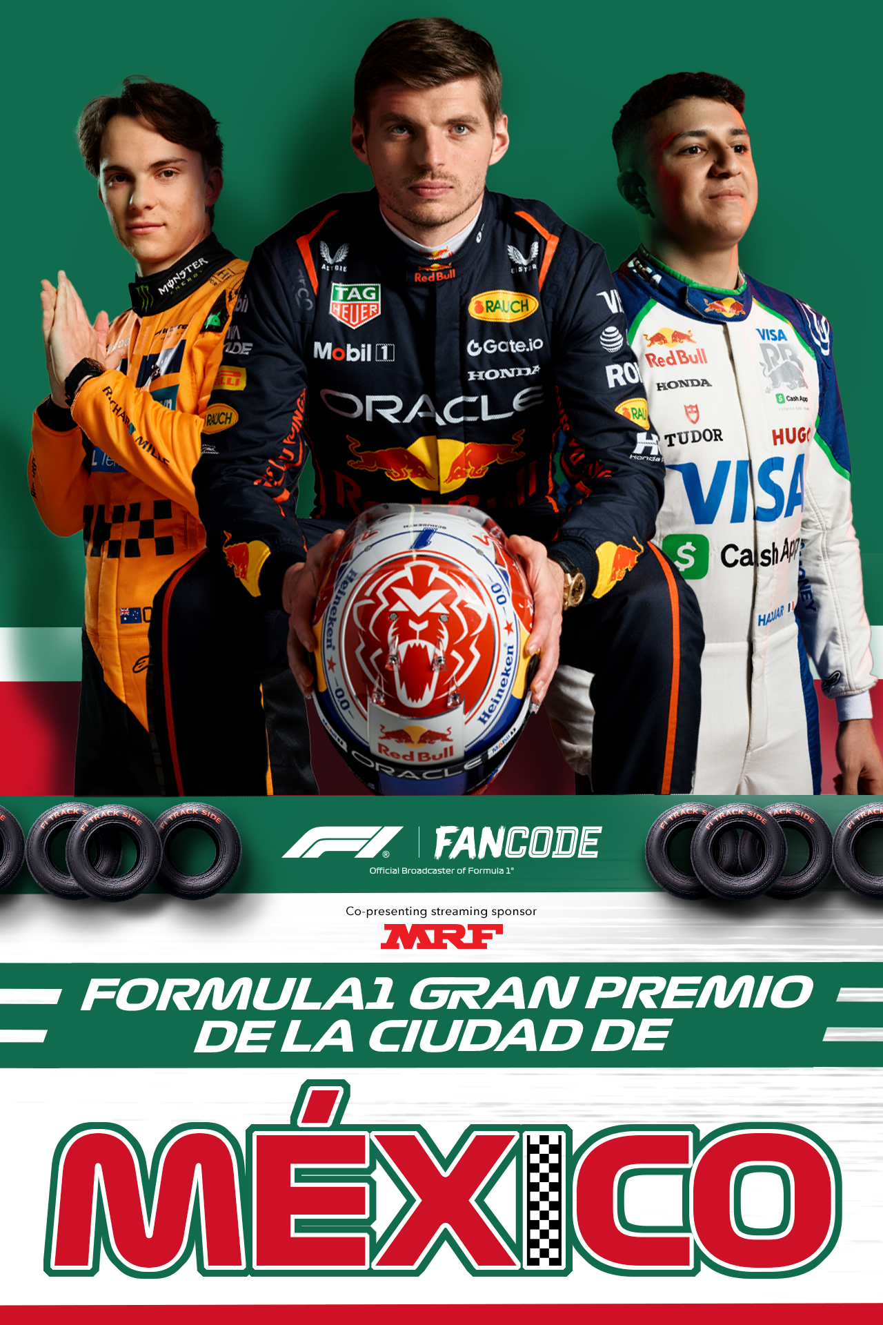 F1 gran premio de la ciudad de mexico 2025 formula1 vertical banner