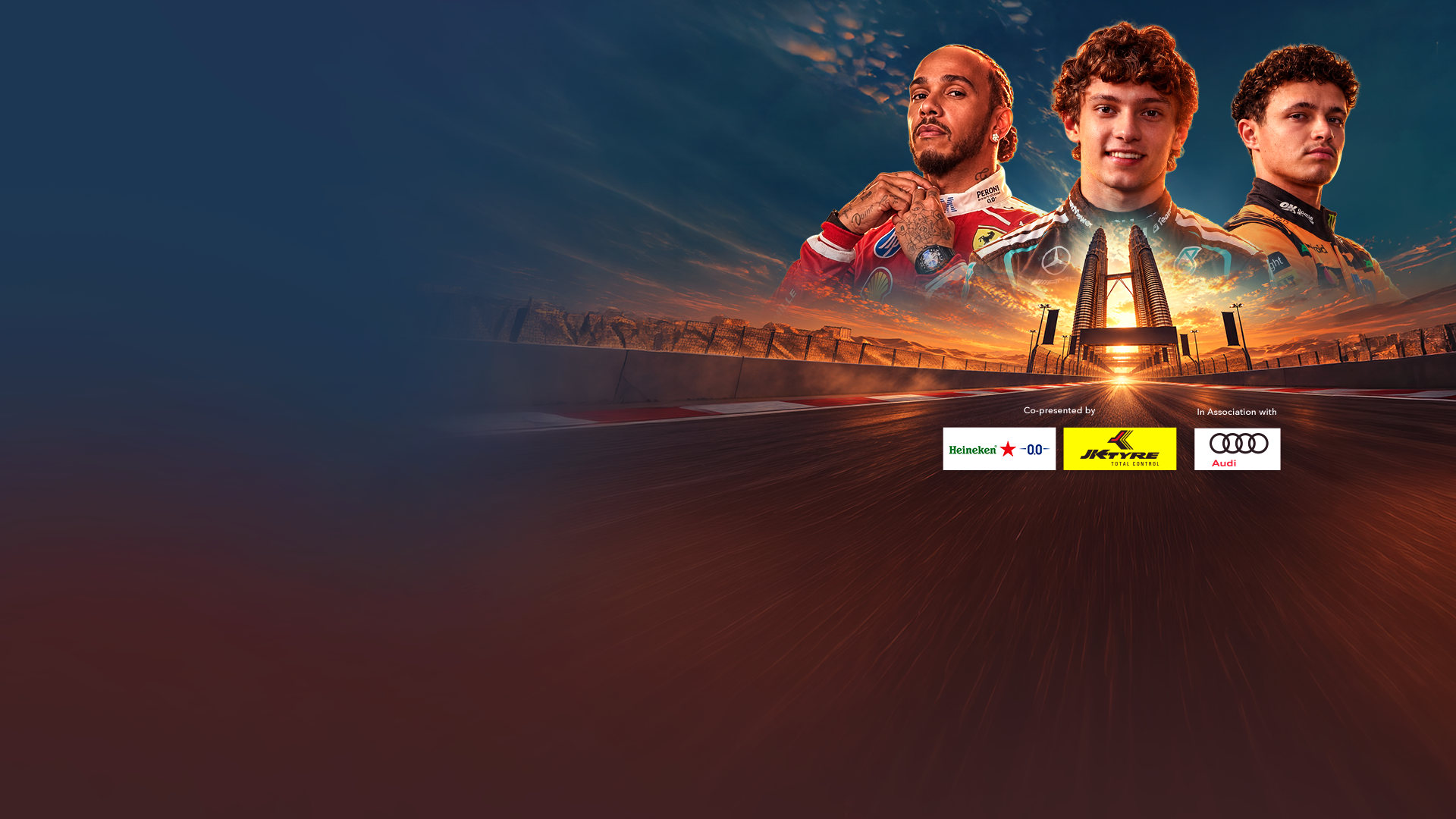 F1 gulf air bahrain grand prix in malaysia 2026 formula 1 banner