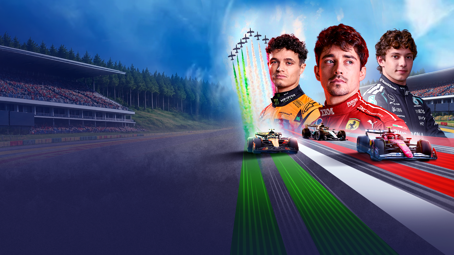 F1 pirelli gran premio d'italia 2026 formula 1 banner