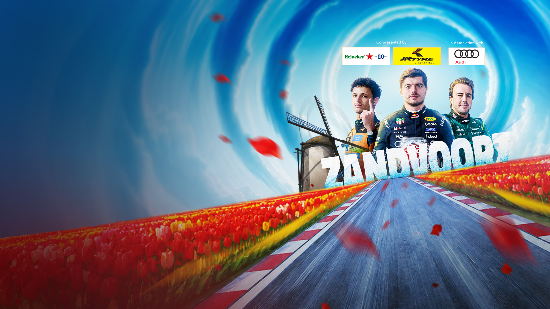 F1 heineken dutch grand prix 2026 formula 1 banner