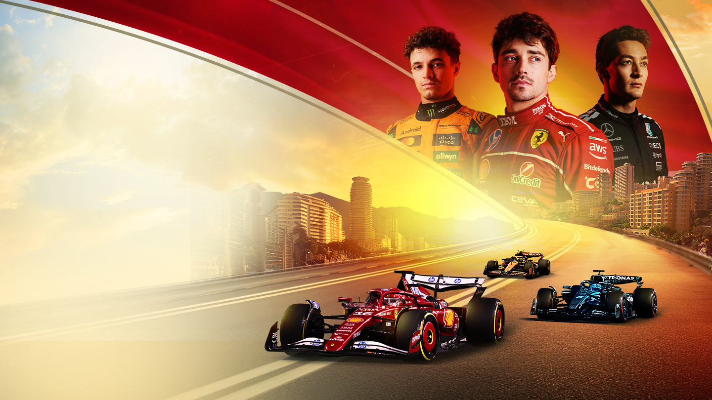 F1 tag heuer grand prix de monaco 2025 formula 1 banner