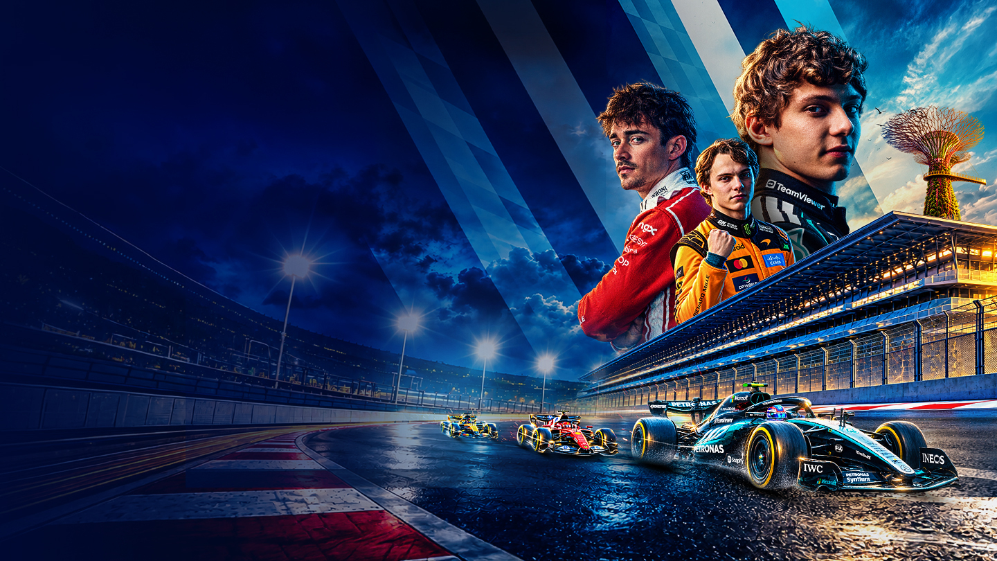 F1 singapore airlines singapore grand prix 2026 formula 1 banner