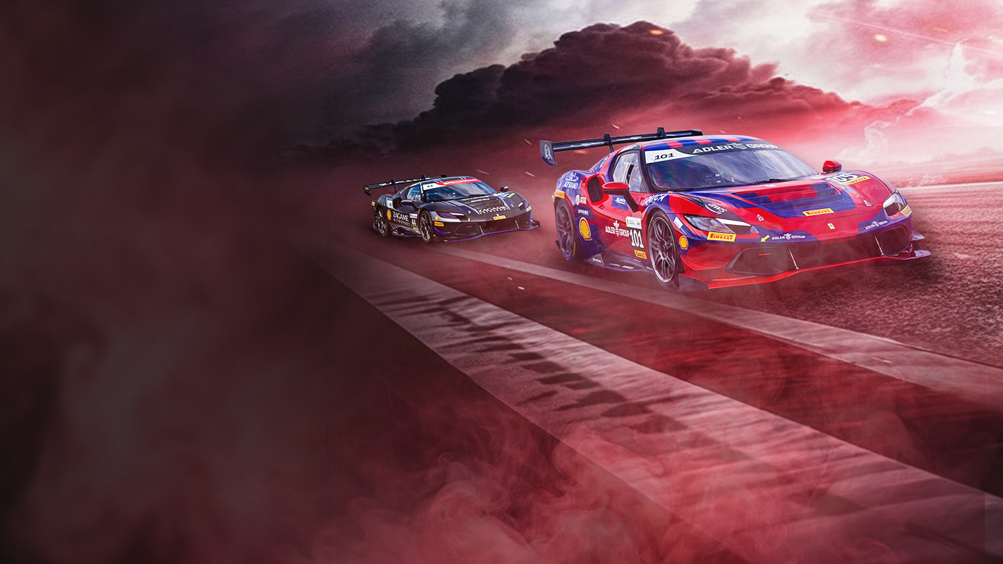 Ferrari challenge series 2026 motorsports banner