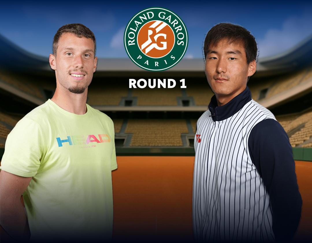 Round 1 of roland garros 2025 banner