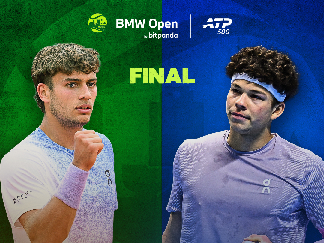 F. Cobolli vs b. Shelton of atp 500 - bmw open by bitpanda 2026 banner