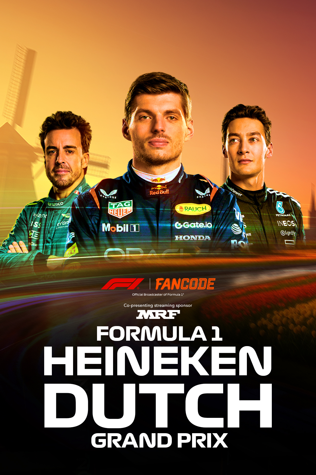 F1 heineken dutch grand prix 2025 formula1 vertical banner