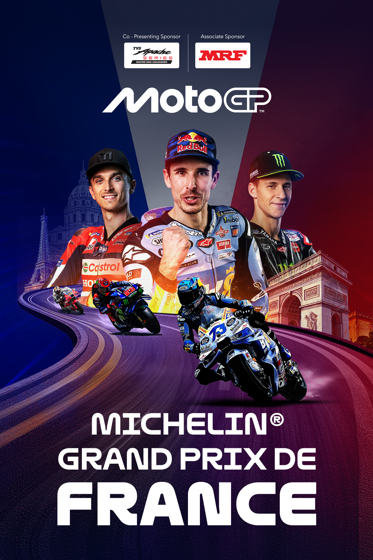 Michelin® grand prix de france motogp vertical banner